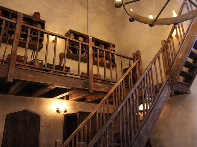 leaky cauldron stair case